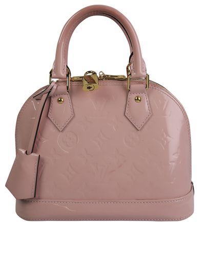 Alma BB, &pound;1,100, Handbags, Pink, Patent Leather, Front view